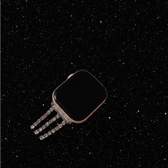 Silver Rhinestone Apple Watch Band - Picture 2 of 2